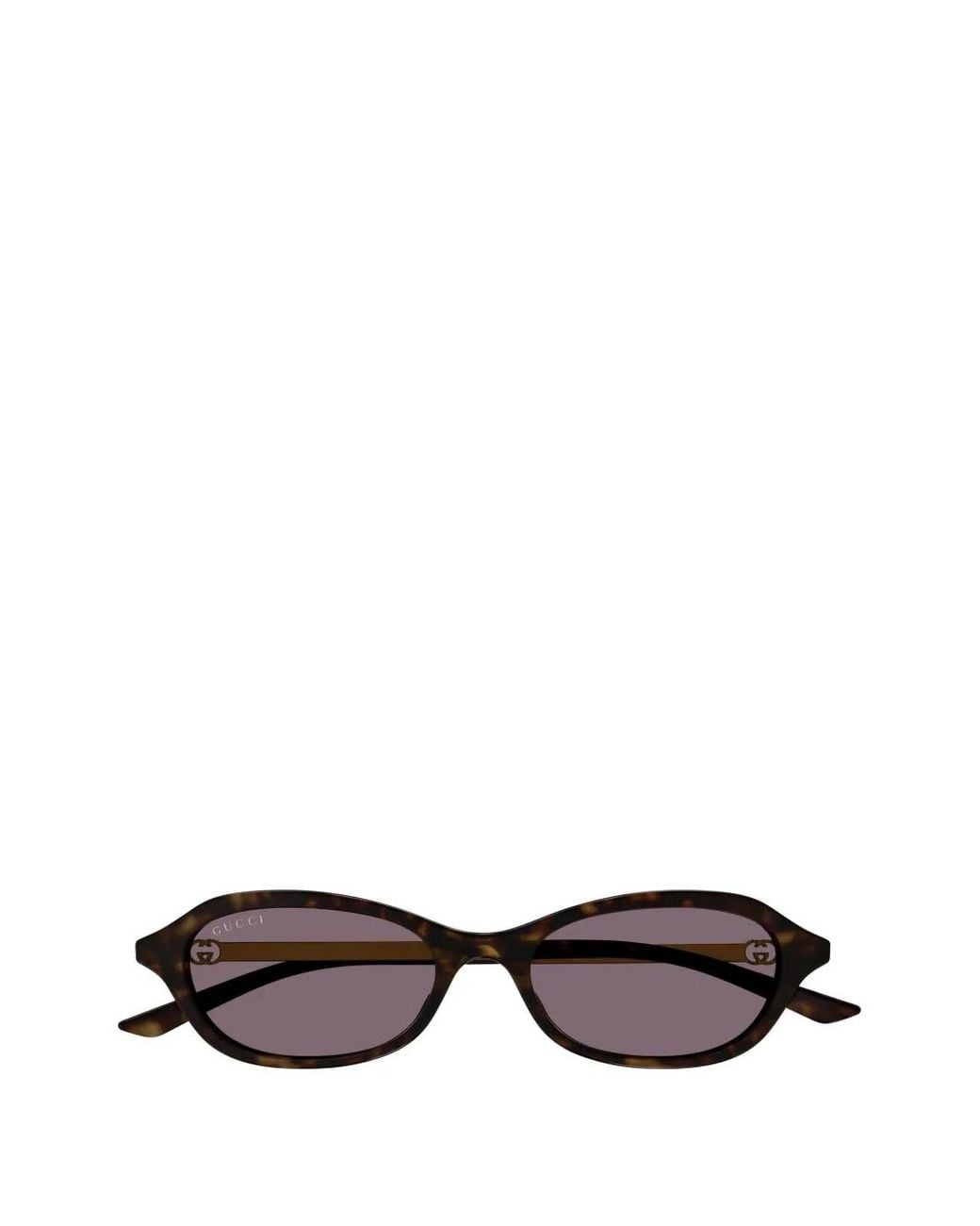 Gucci Brown Interlocking-G Cat-Eye Sunglasses