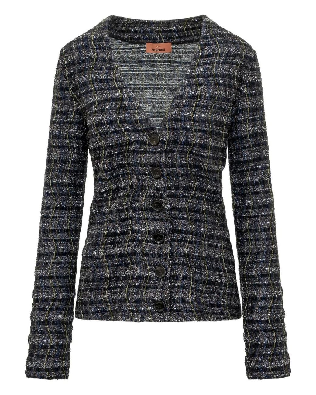 Missoni Black Buttoned Cardigan