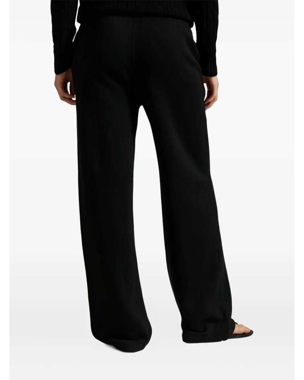 Polo Ralph Lauren Black Drawstring-Waist Track Pants