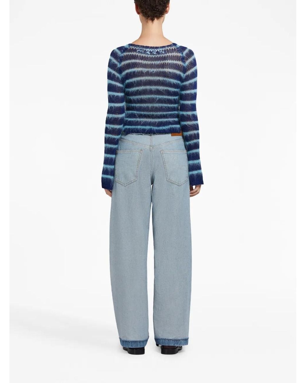 Marni Blue Wide Leg Jeans