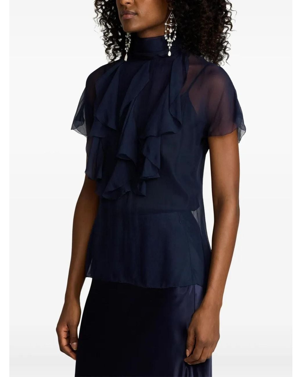Ralph Lauren Etta Blouse in het Blue