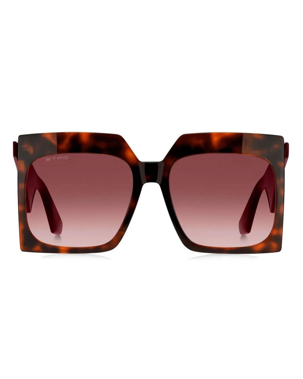 Etro Brown Tailoring Sunglasses