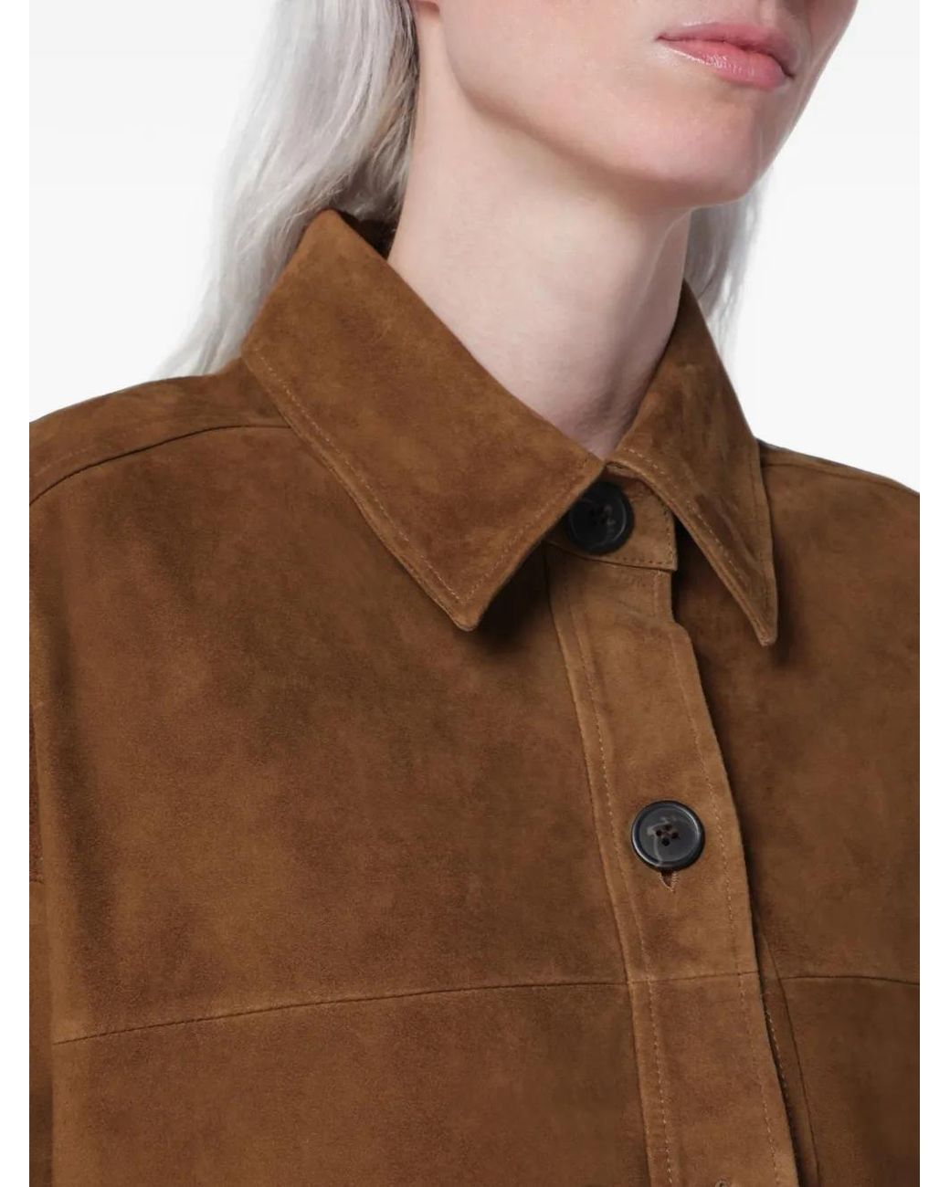 Arma Brown Kaylee Suede Overshirt