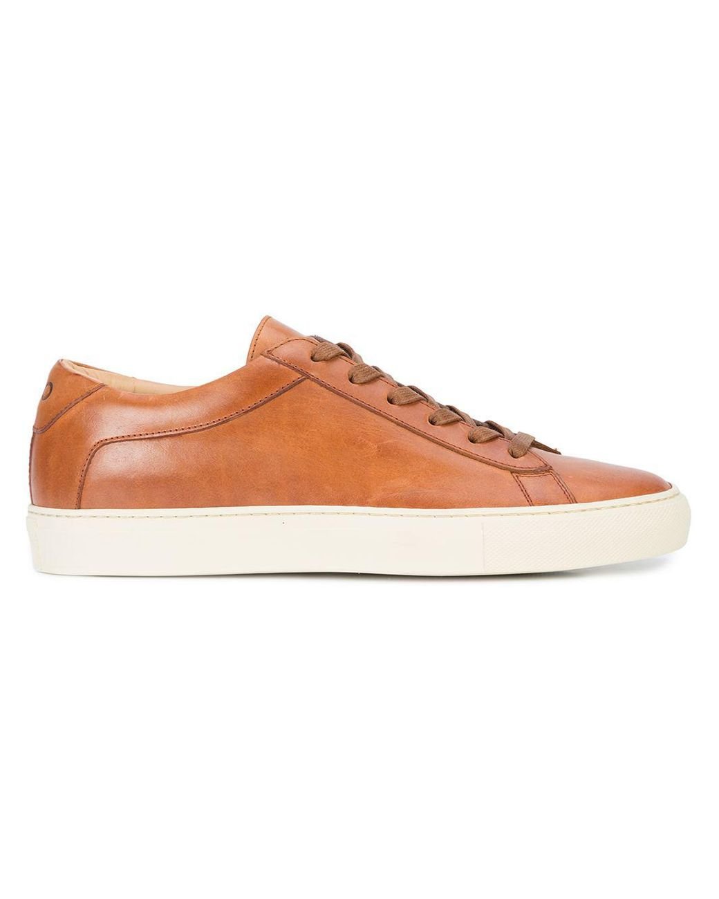 KOIO Leather Capri Castagna Sneakers in Brown - Lyst