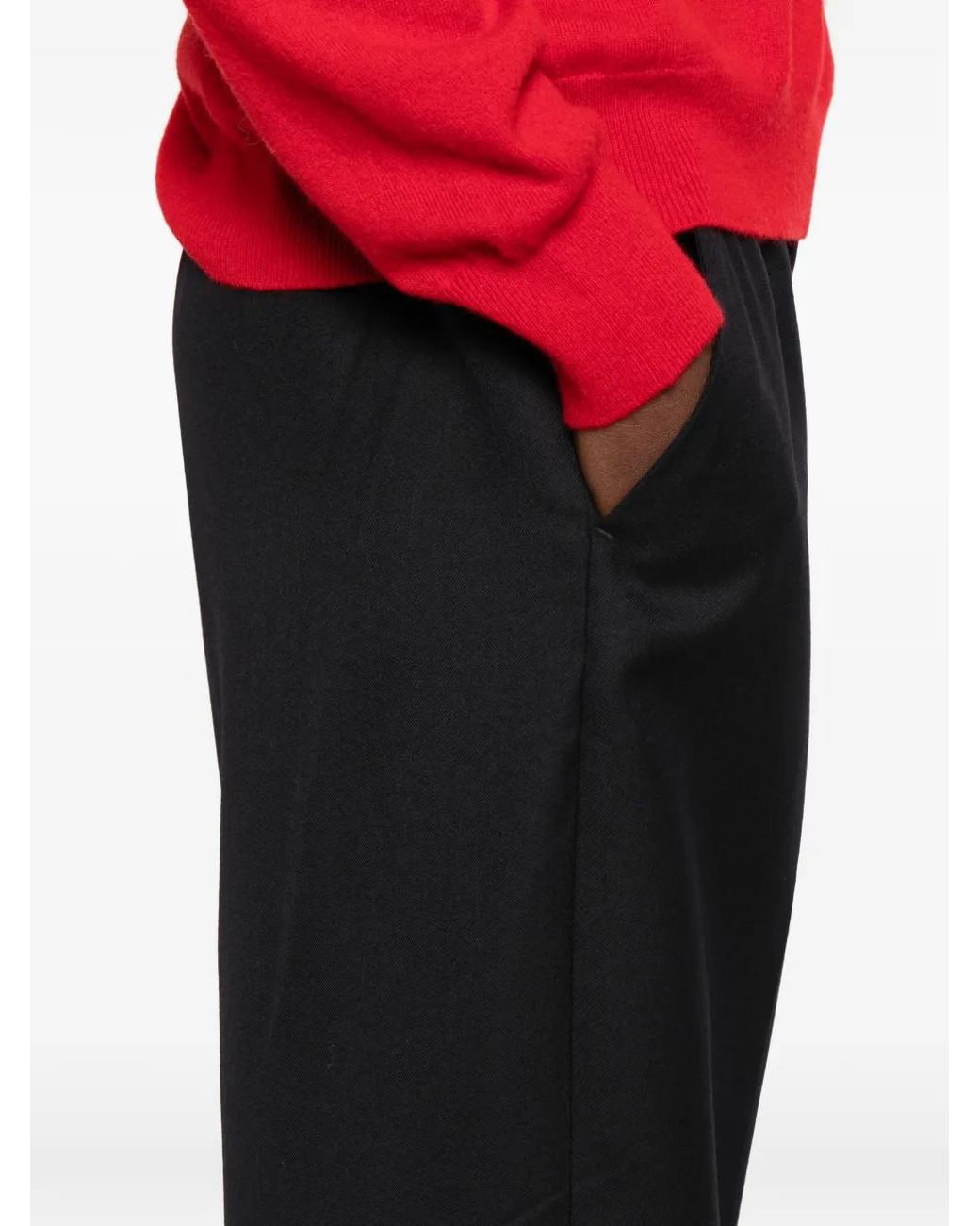Gant Black Elasticated-Waistband Trousers