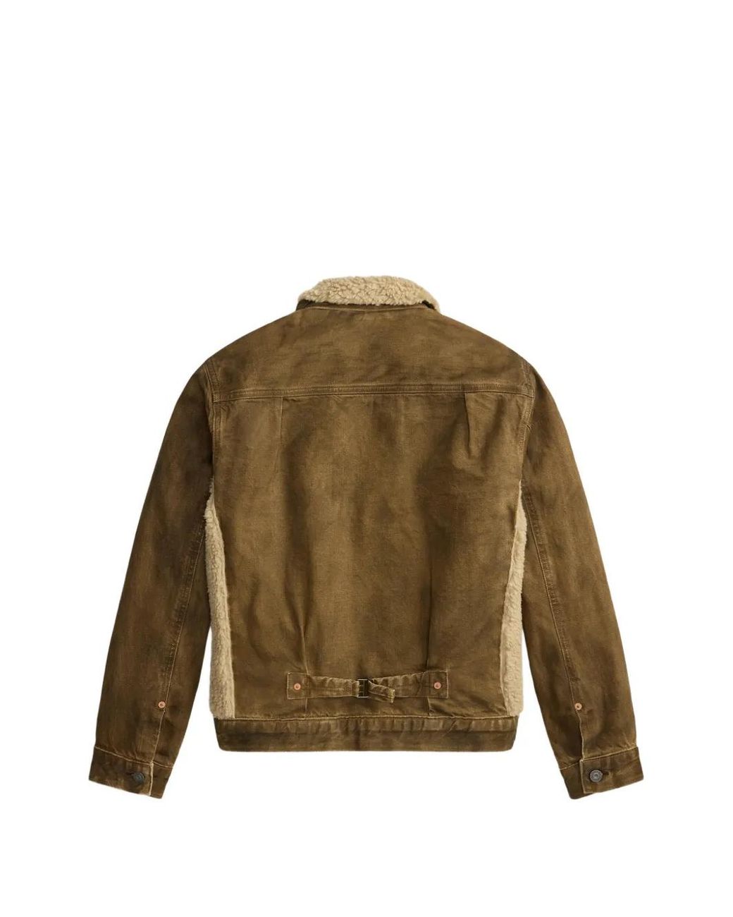 RRL Metallic Shearling Cotton Jacket for men