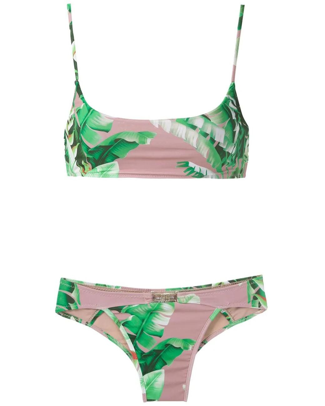 Bikini Estampado Amir Slama de color Green