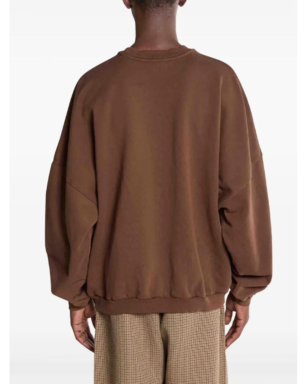 Willy Chavarria Brown Hooligan Sweatshirt for men