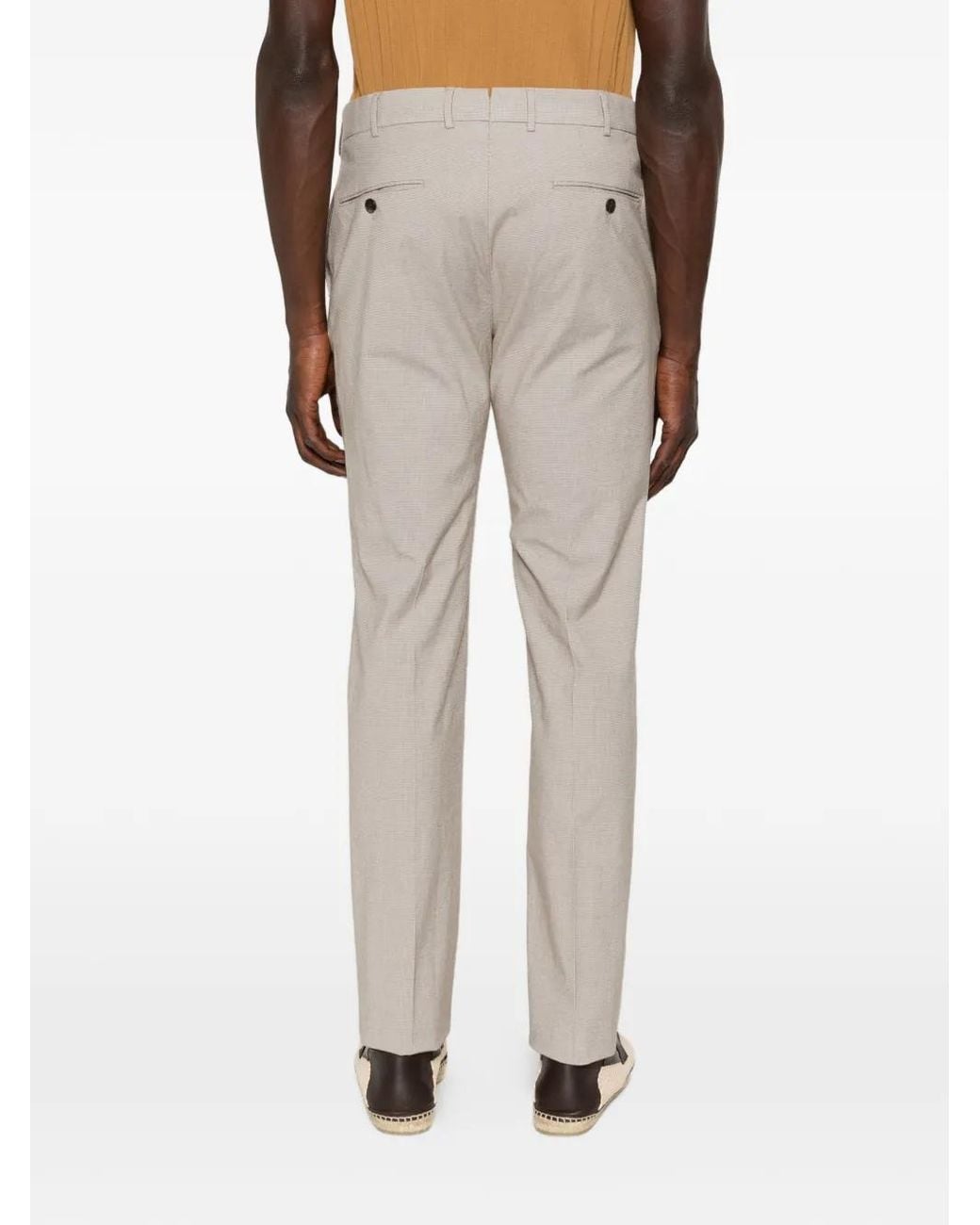 Incotex Gray Slim-Fit Chino Trousers for men