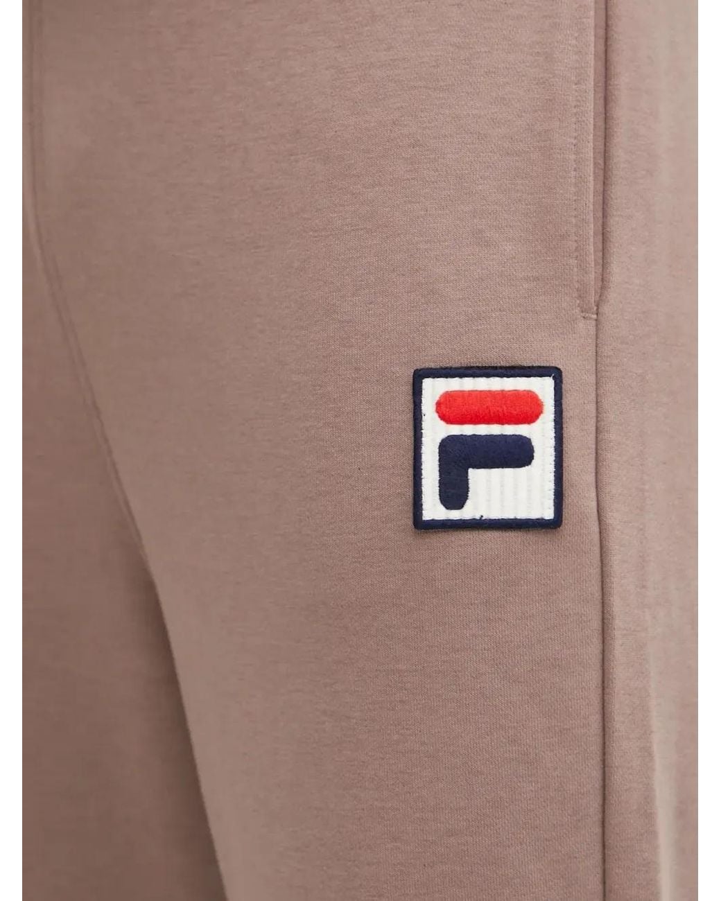Fila Natural Logo-Patch Track Pants for men
