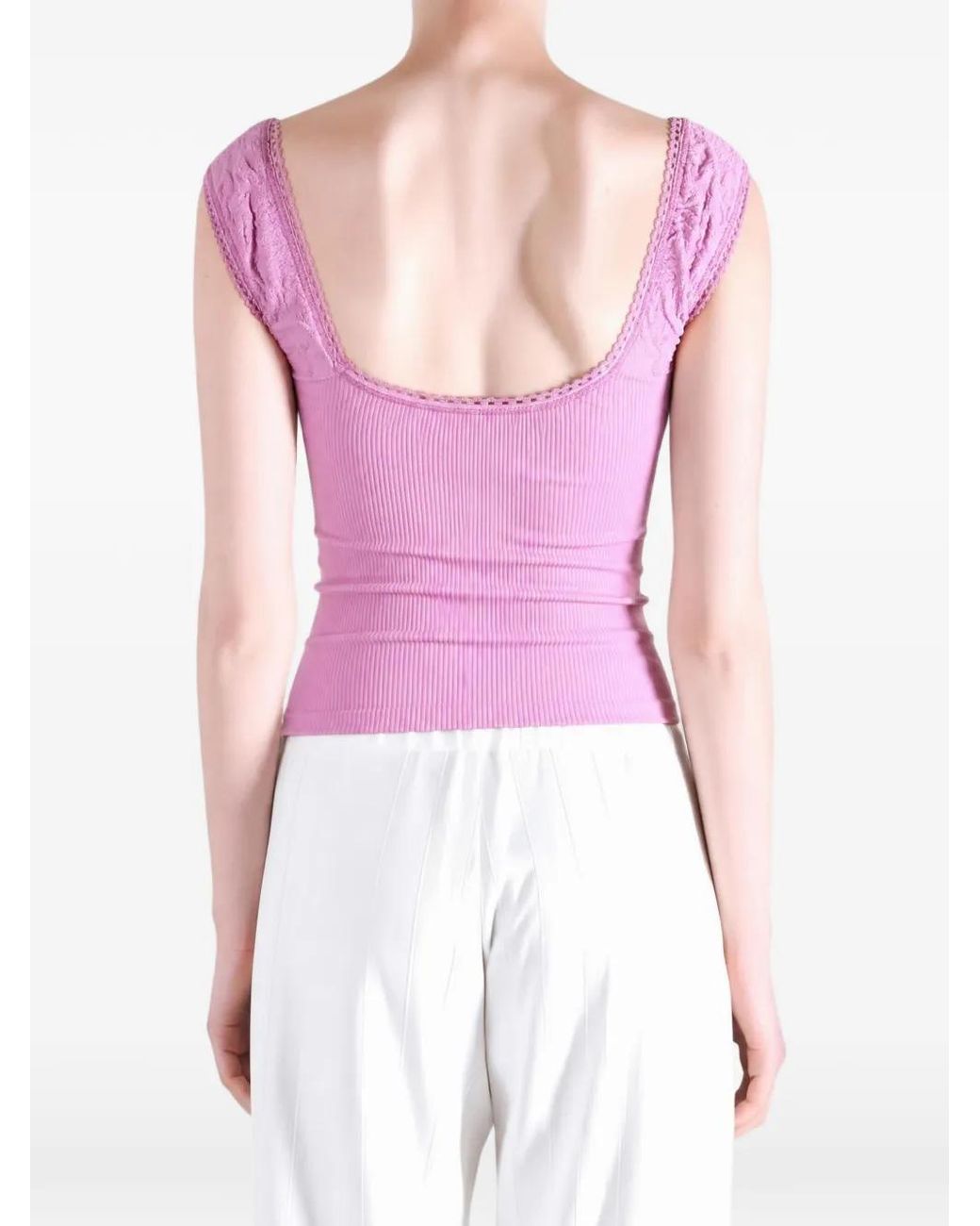 Free People Pink Pretty Please Tank Top