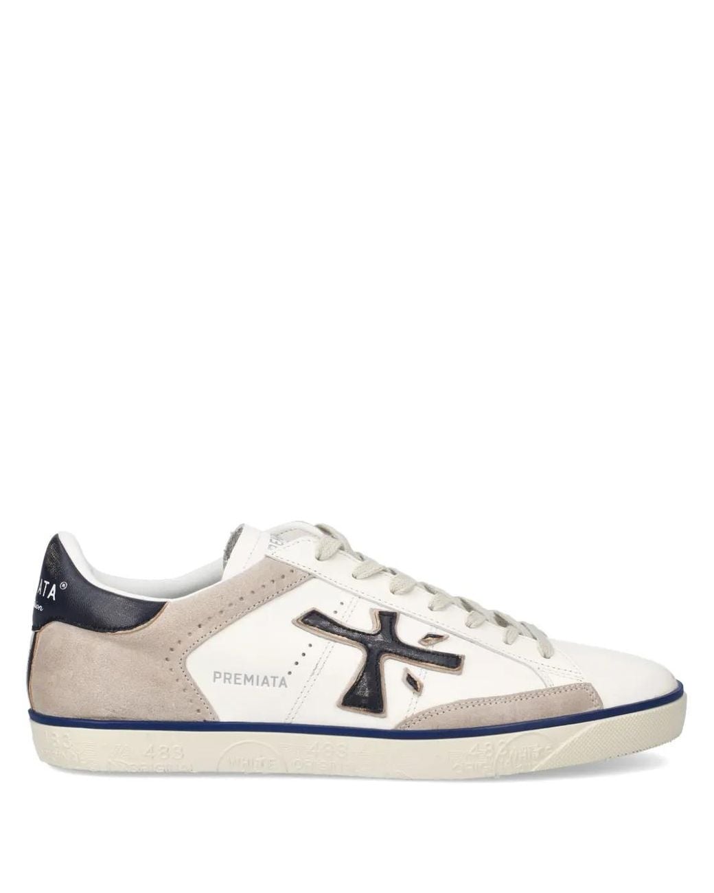 Premiata White Steven Sneakers for men
