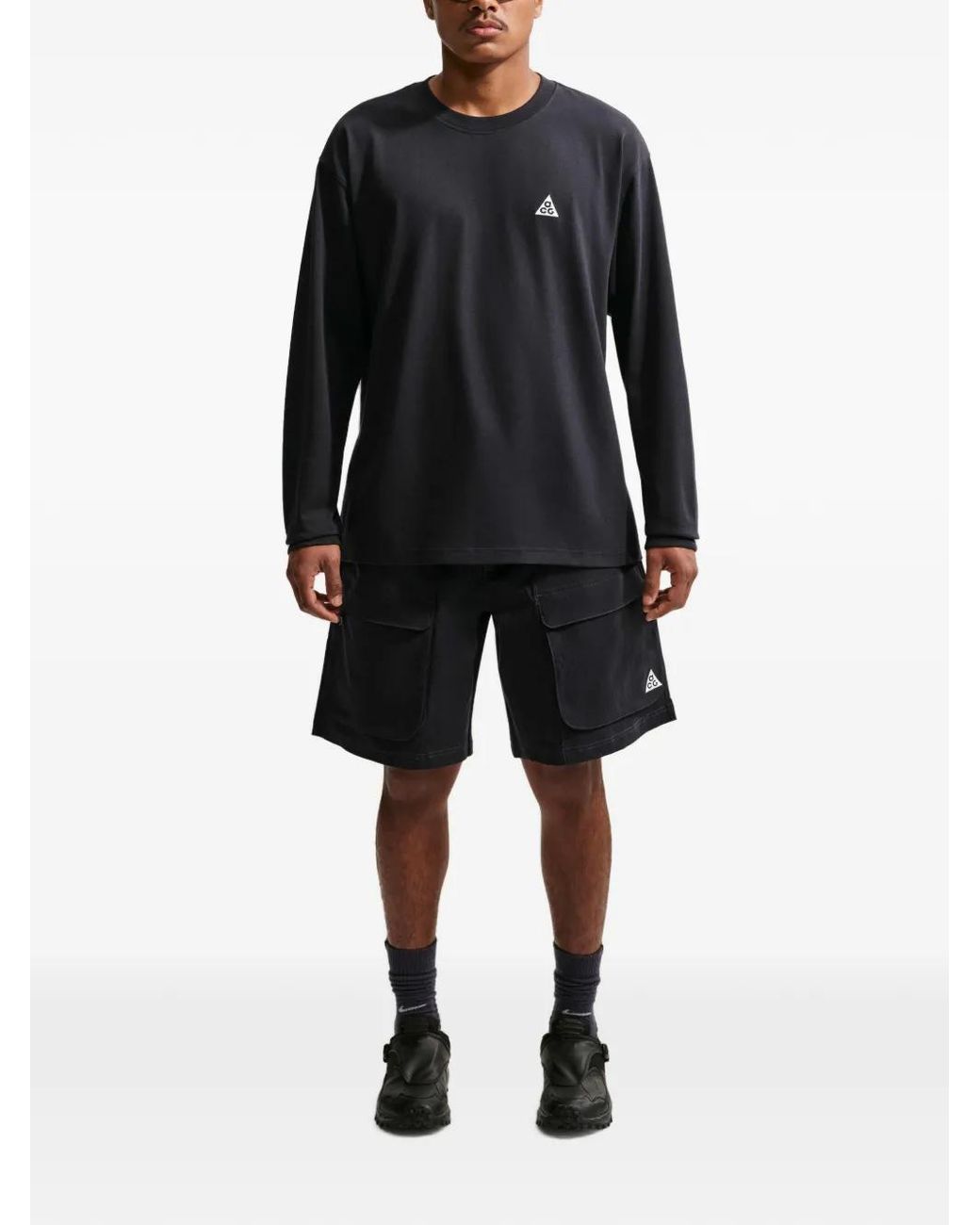 Nike Black Acg Smith Summit Cargo Shorts for men