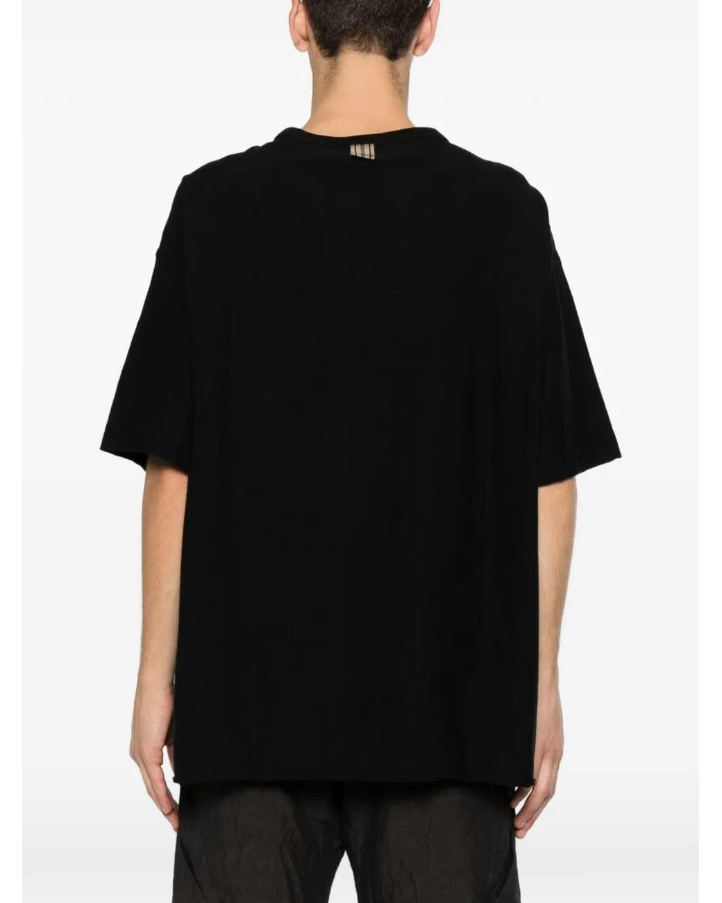 Ziggy Chen Black Crew-Neck T-Shirt for men