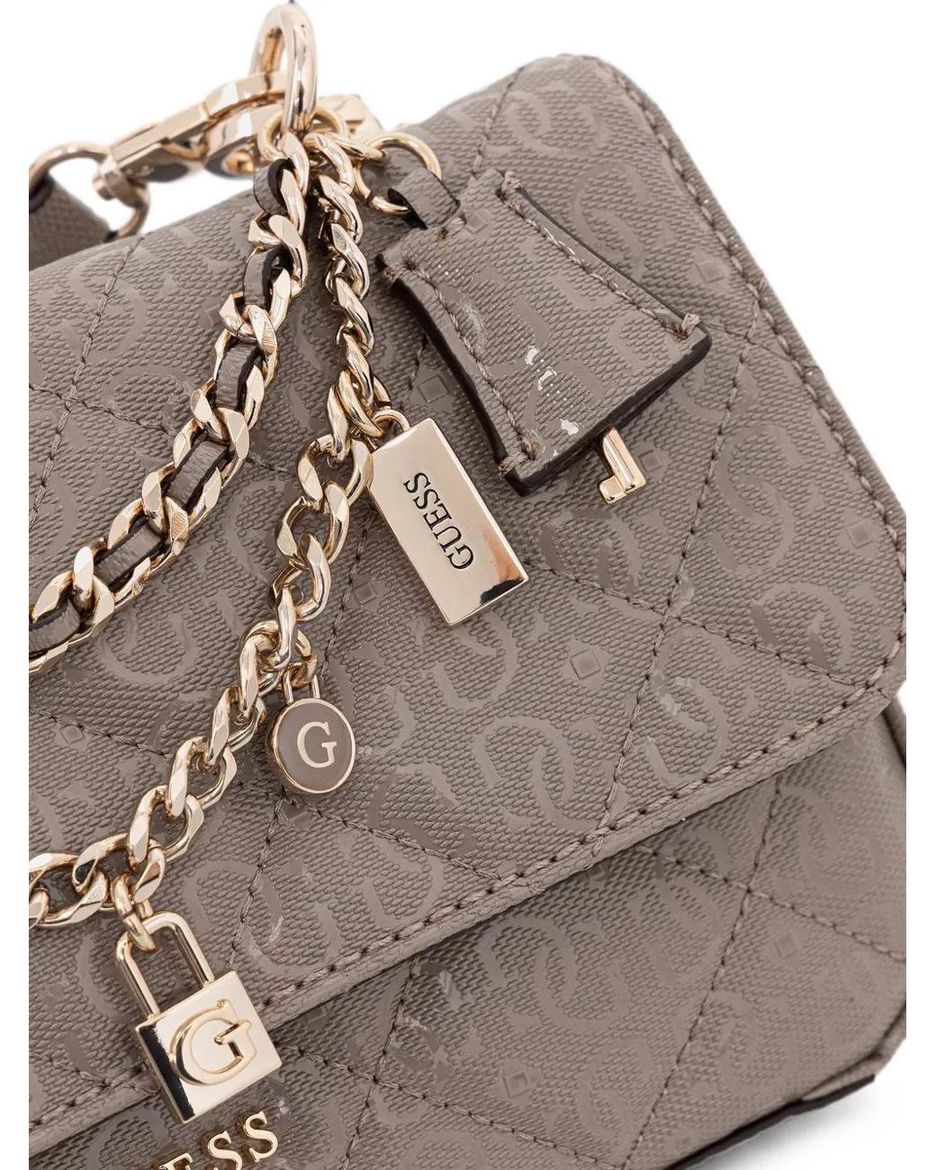 Guess Gray Libby Crossbody Bag
