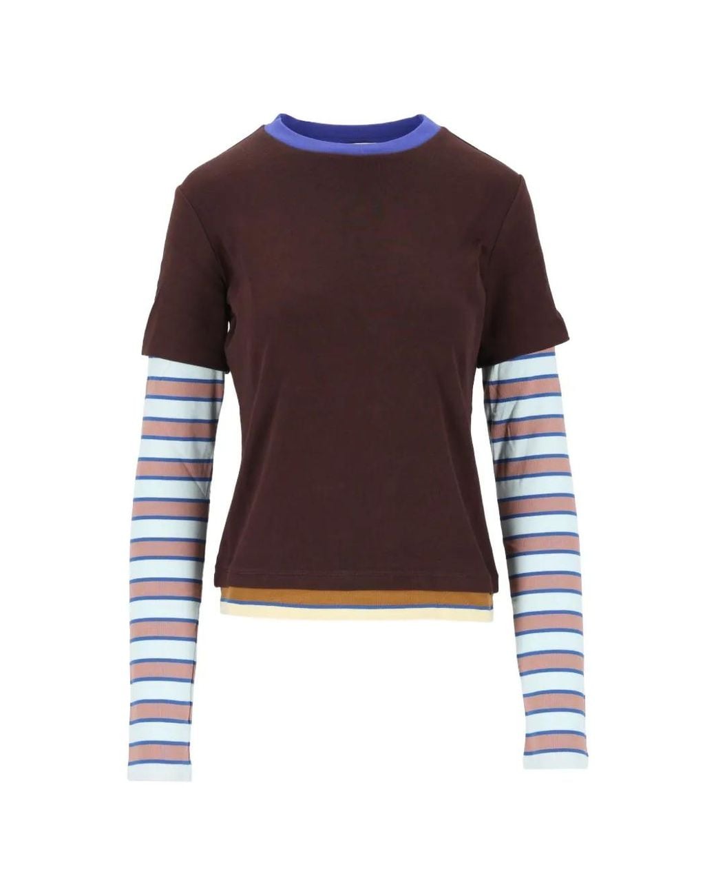 Staud Dillon Layered Long-Sleeve T-Shirt