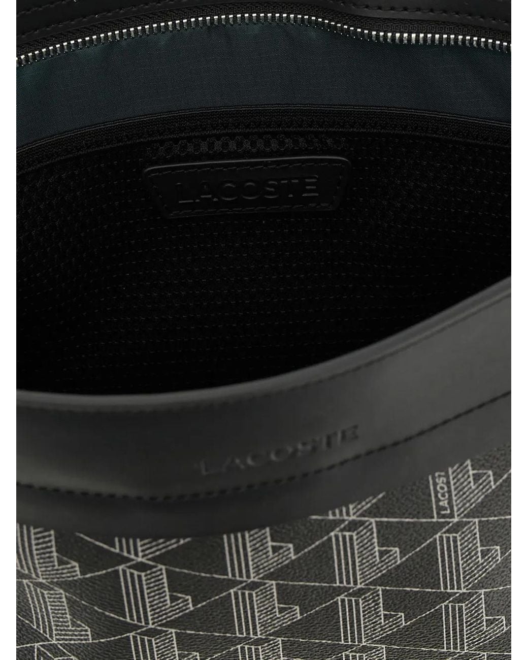Lacoste Black The Blend Laptop Pouch for men