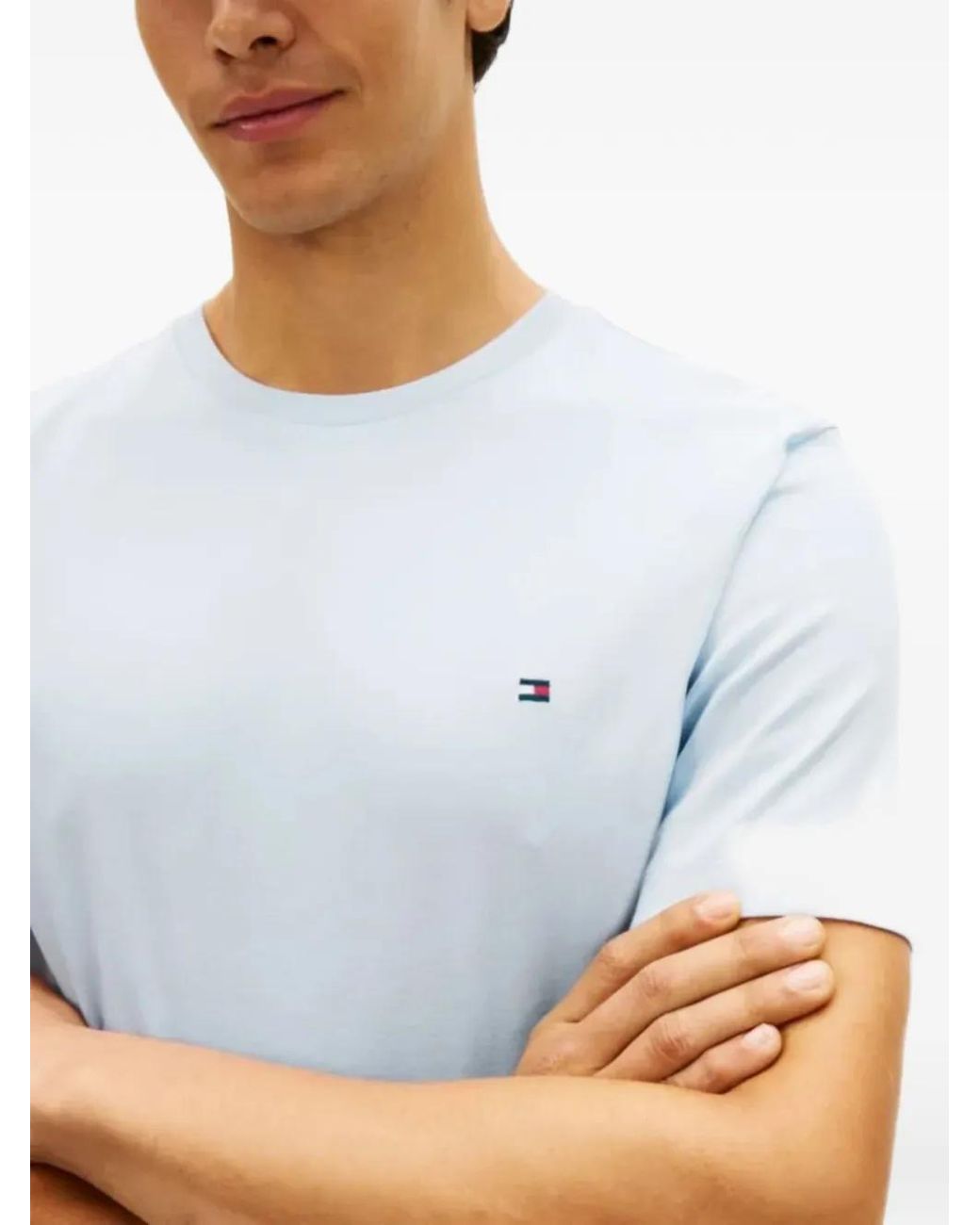 Tommy Hilfiger White Logo T-Shirt for men