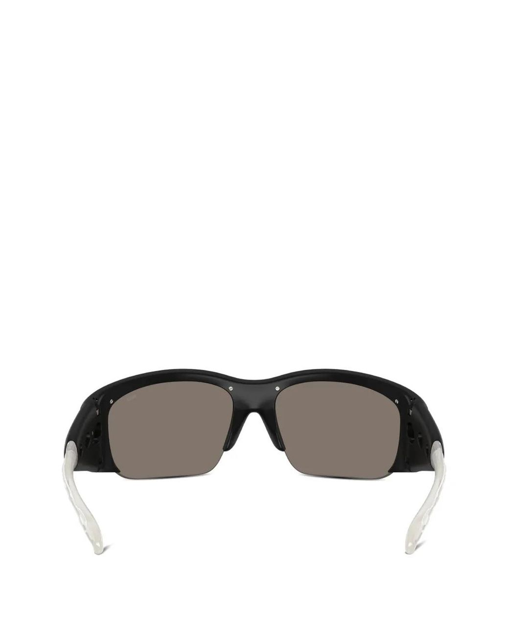 DIESEL Gray Wrap-Around Shape Sunglasses