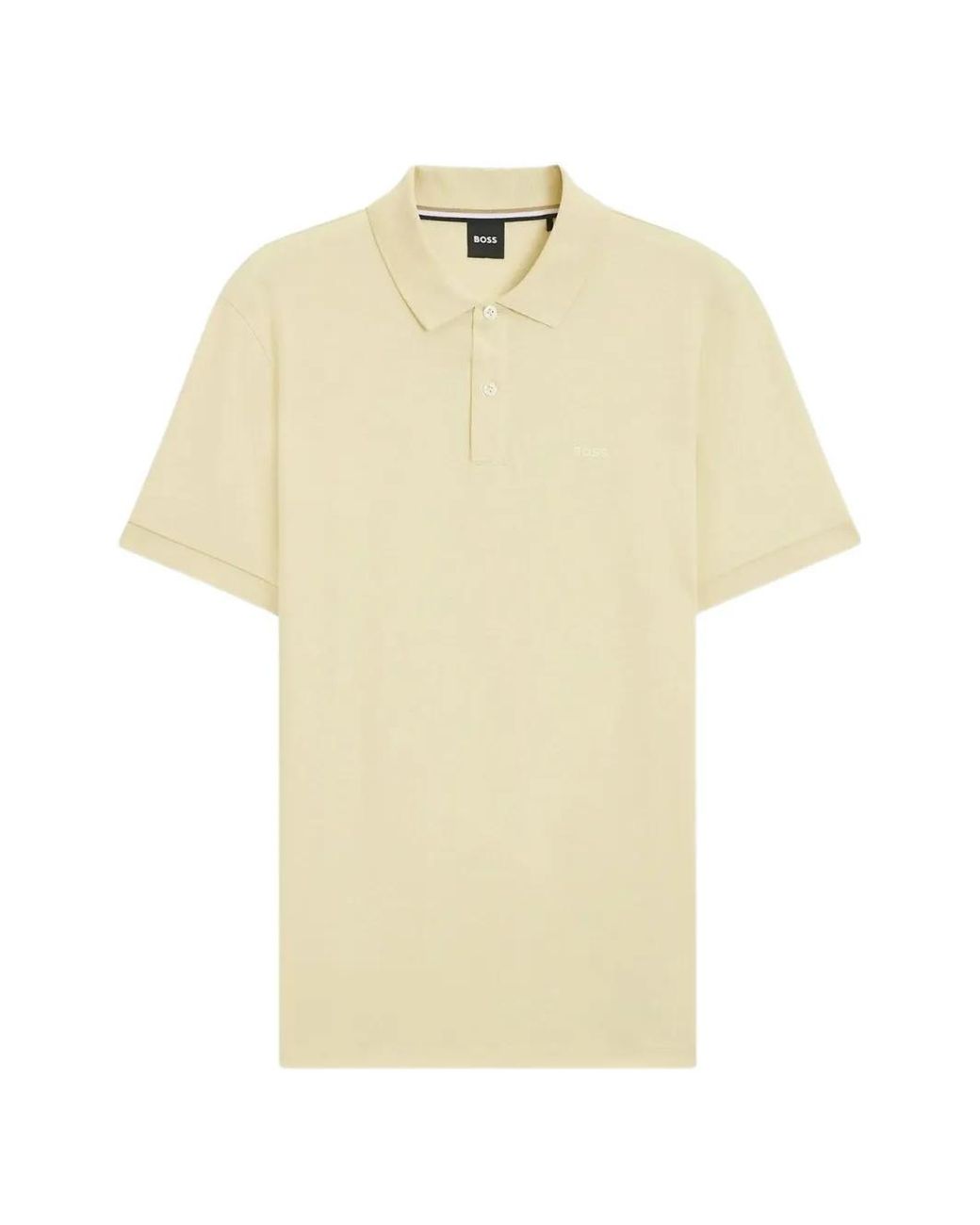 Boss Natural Pallas Cotton Polo Shirt for men