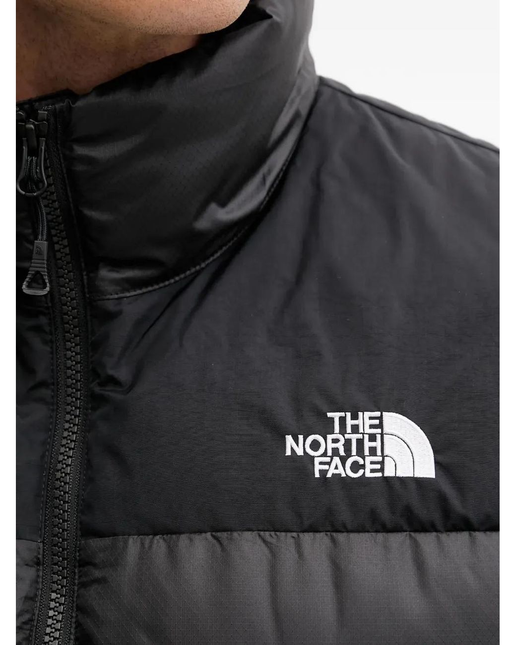 The North Face Black Padded Gilet for men