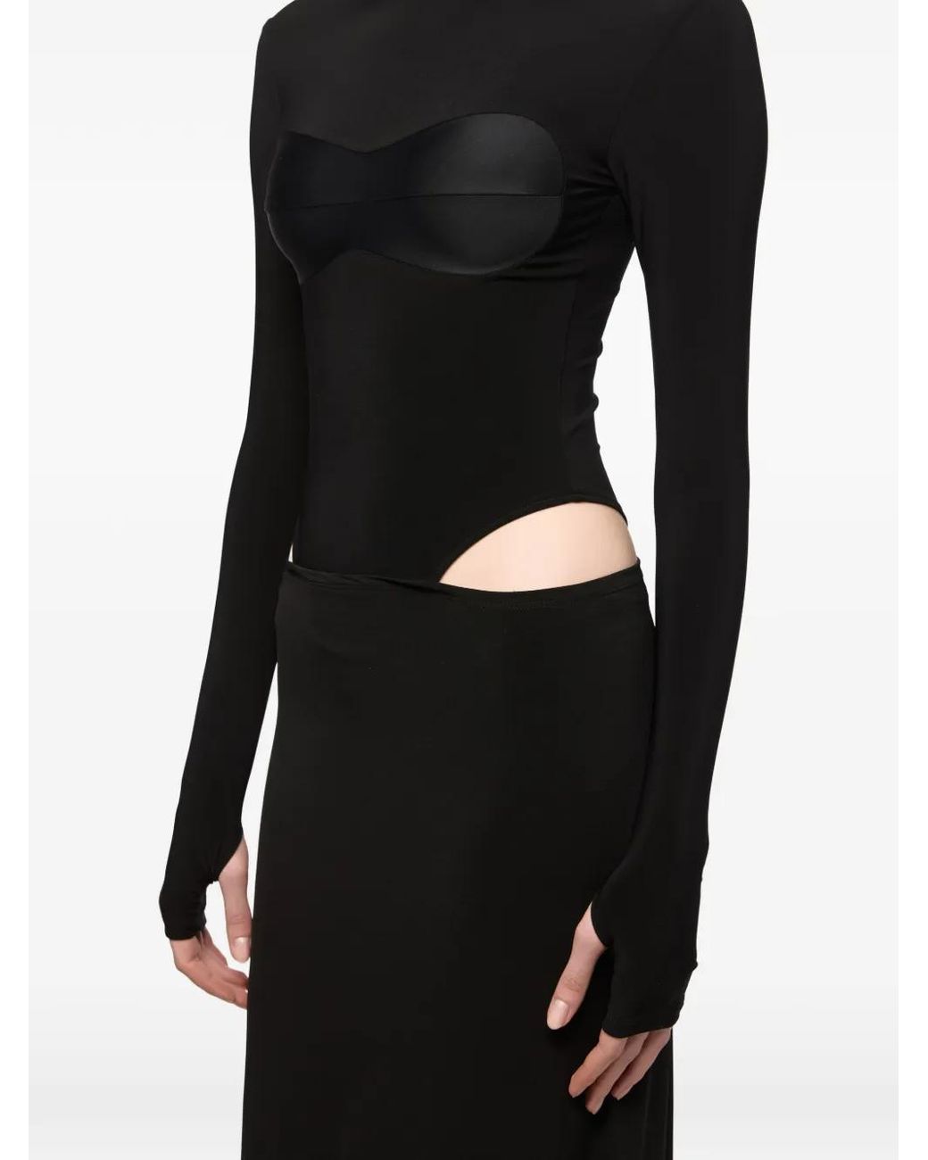 Atu Body Couture Black Cardinal Maxi Dress