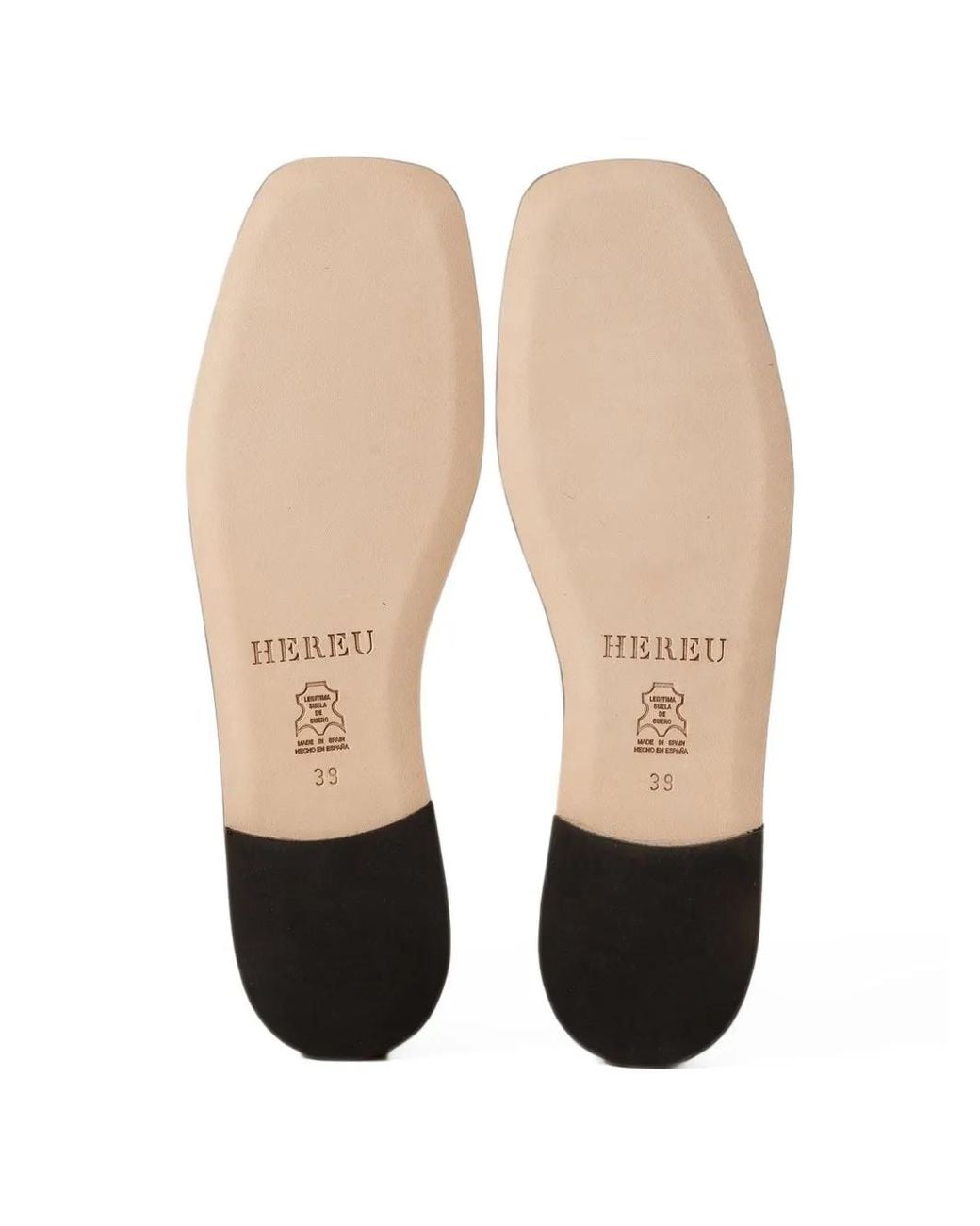 Hereu Red Rondaia Flat Pumps