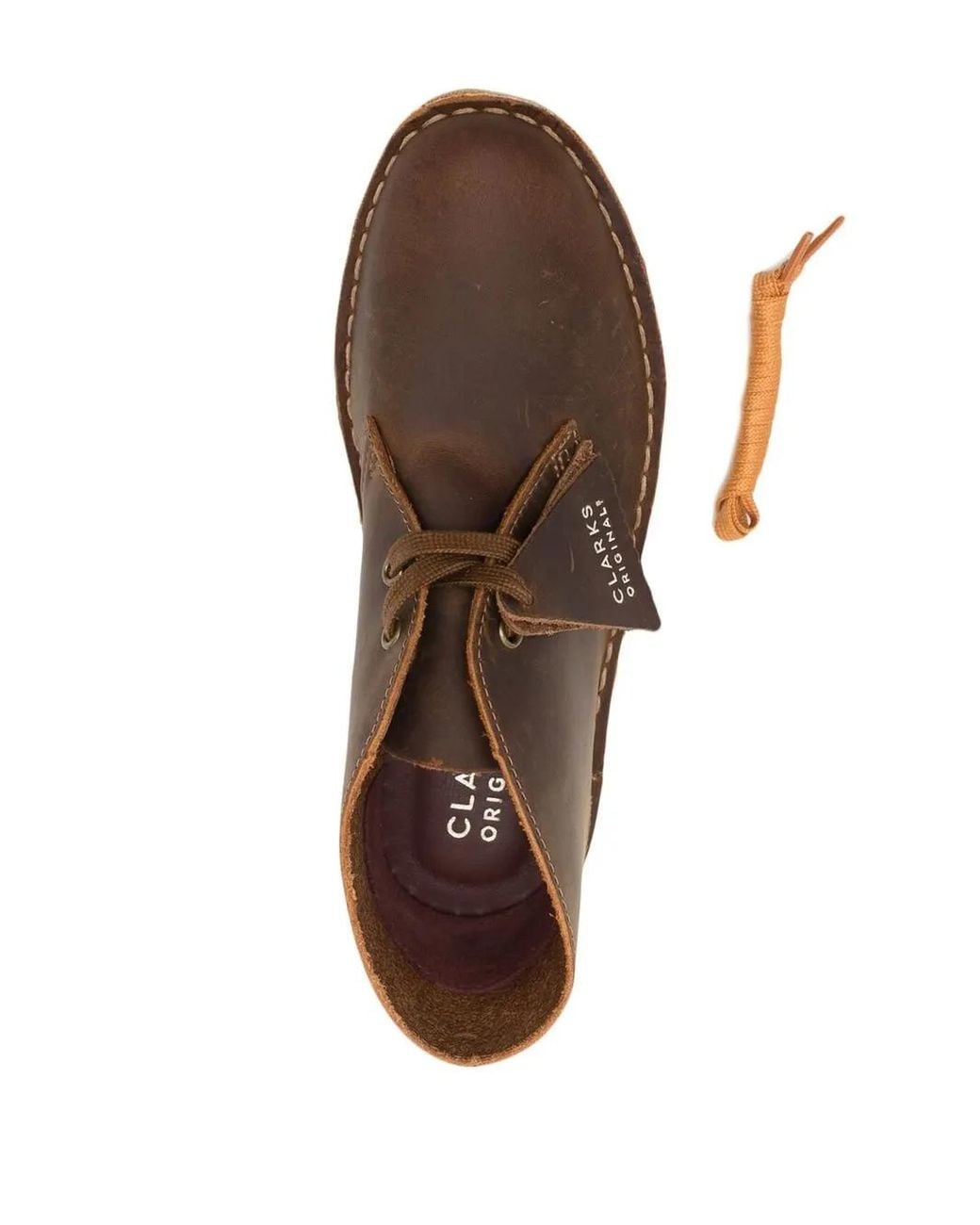 Clarks Brown Desert Leather Ankle Boots