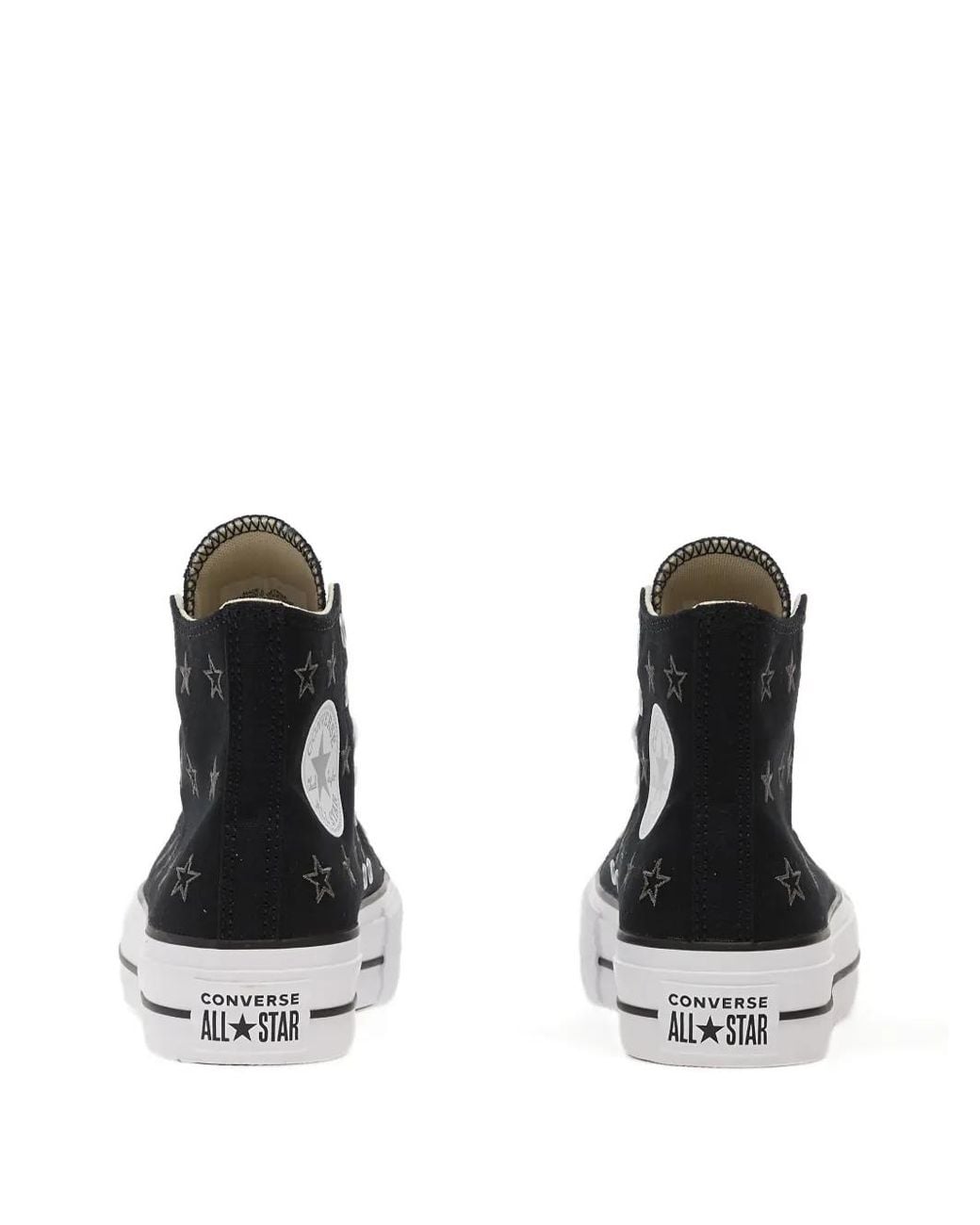 Baskets Chuck Taylor À Plateforme Converse en coloris Black