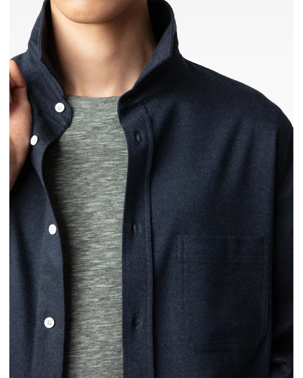 Zadig & Voltaire Blue Stan Shirt for men