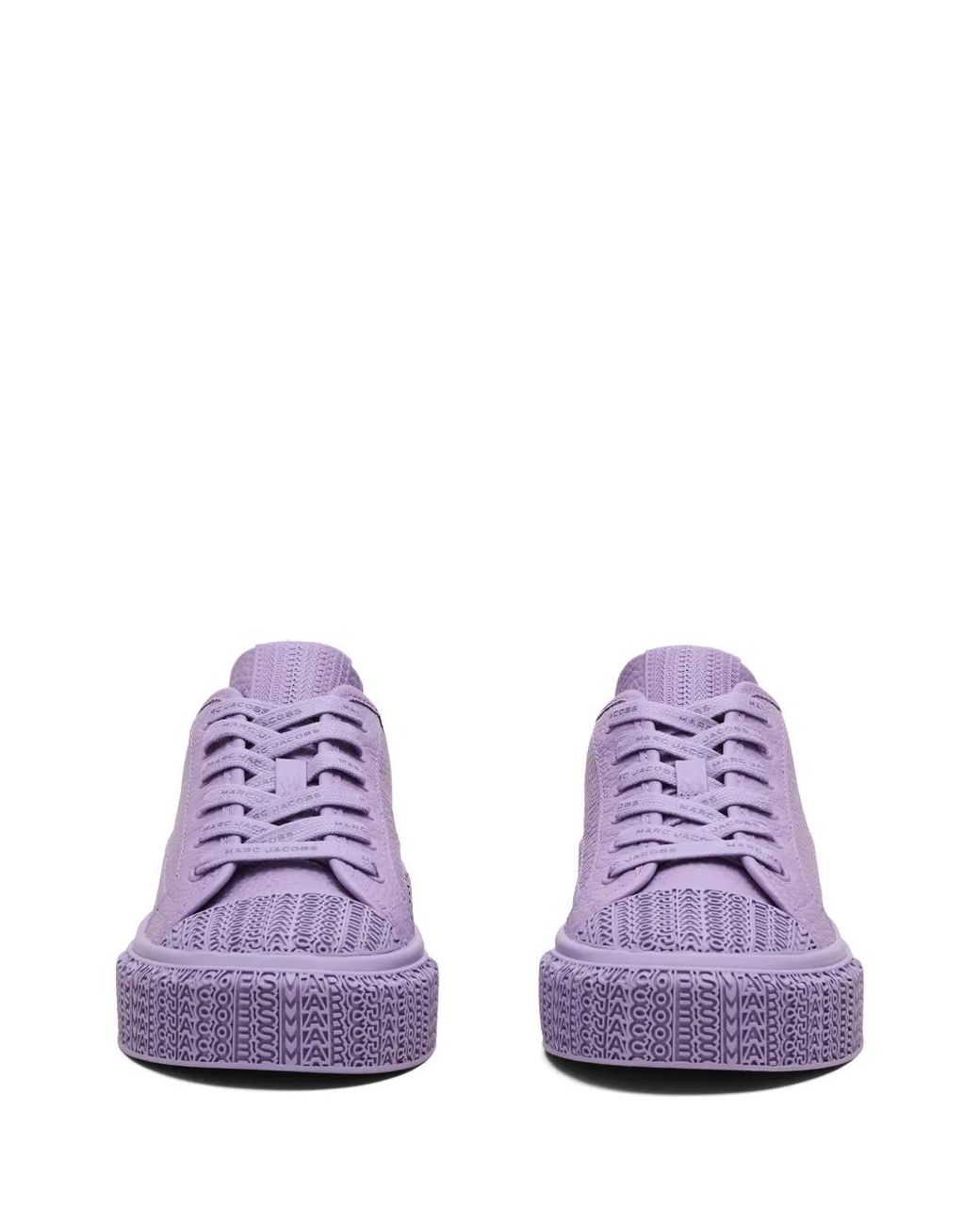 Marc Jacobs The Leather Sneakers in Purple | Lyst