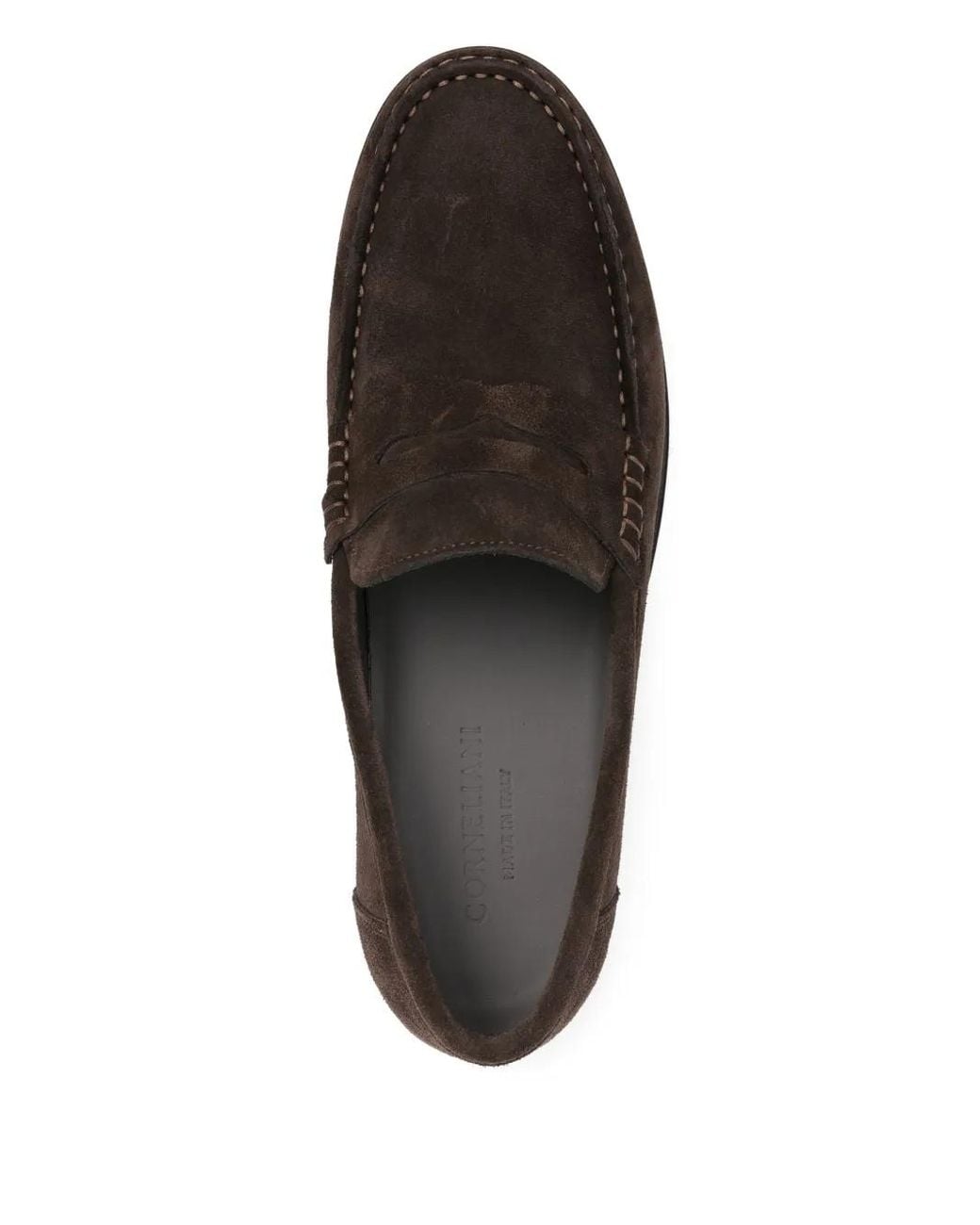 Corneliani Black Suede Loafers for men
