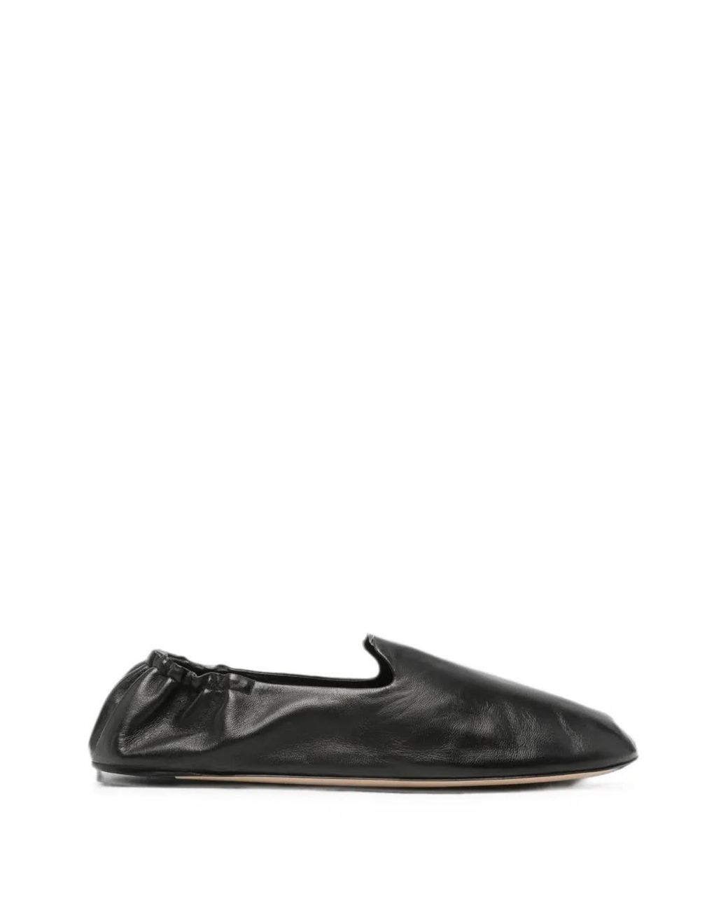 The Row Black Casa Slippers
