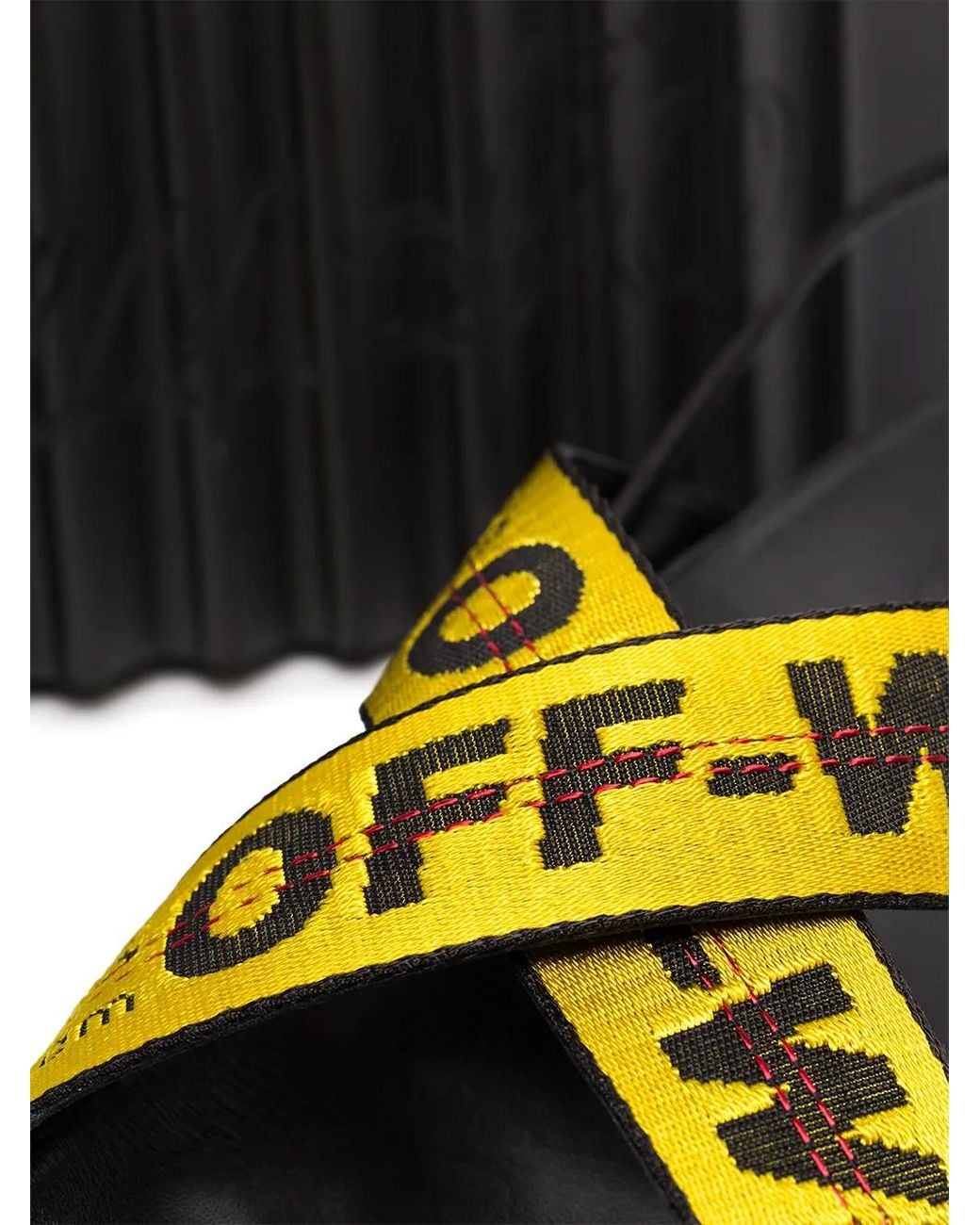 Off-White c/o Virgil Abloh Green Sandales Industrial Belt