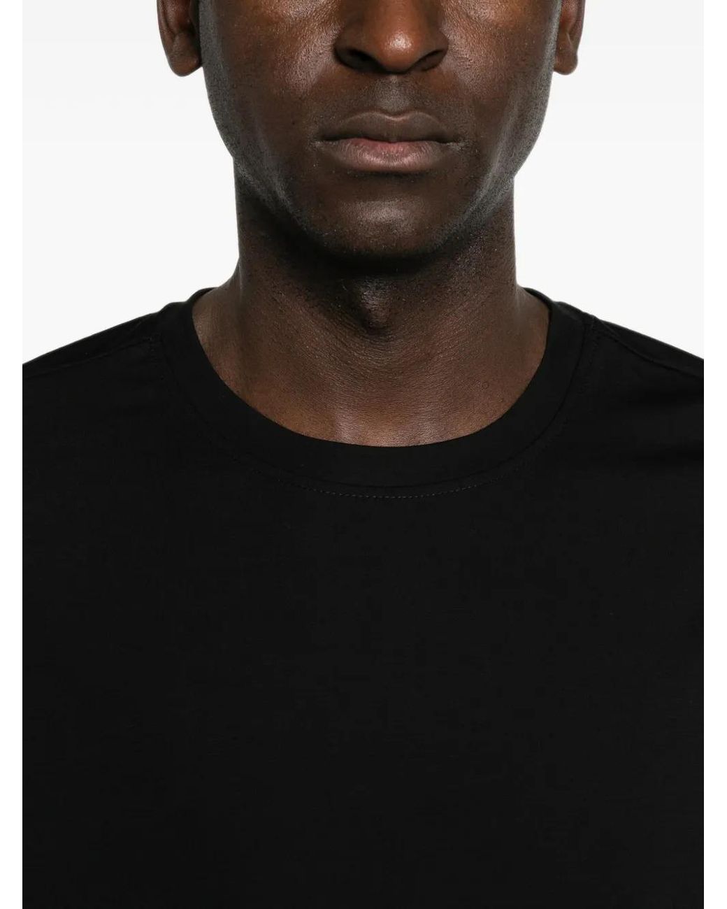 Imperial Black Crew-Neck T-Shirt for men