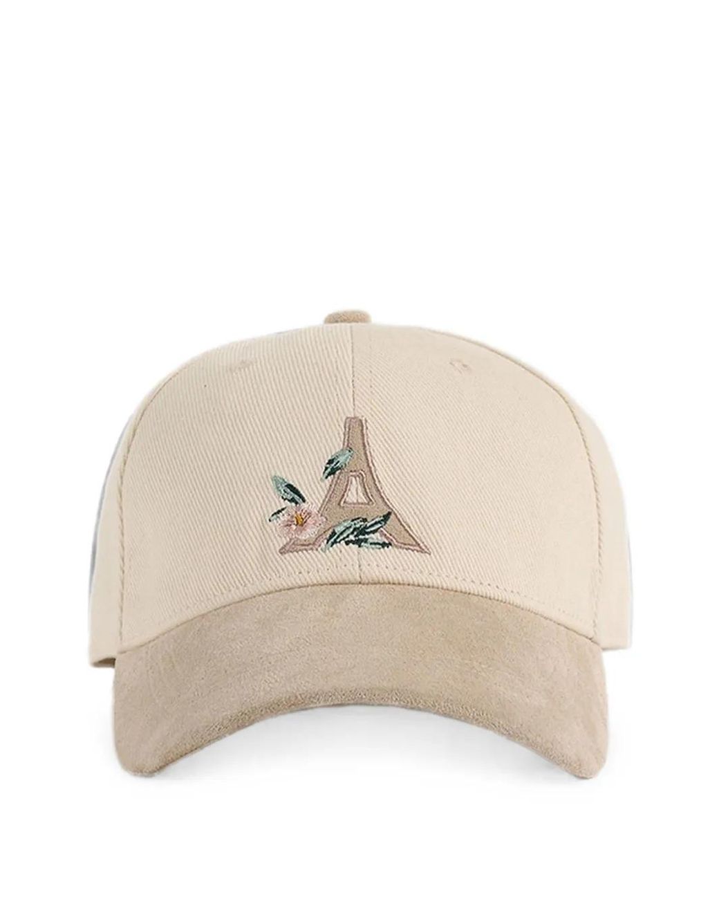 Cappello Da Baseball Eiffel di Manière De Voir in Natural