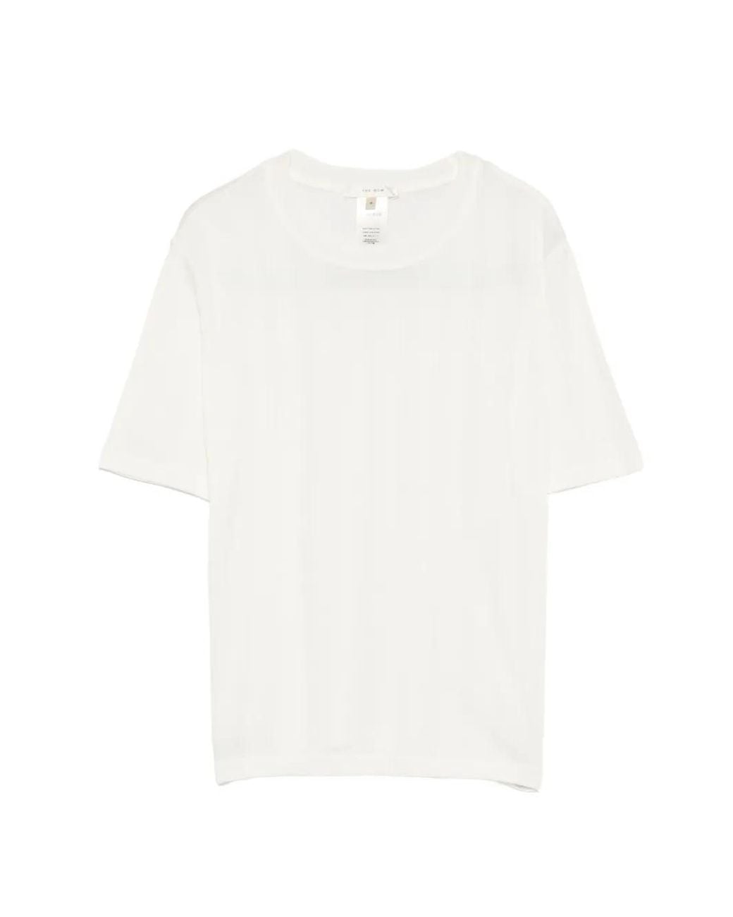 The Row White Etina Short-sleeve T-shirt