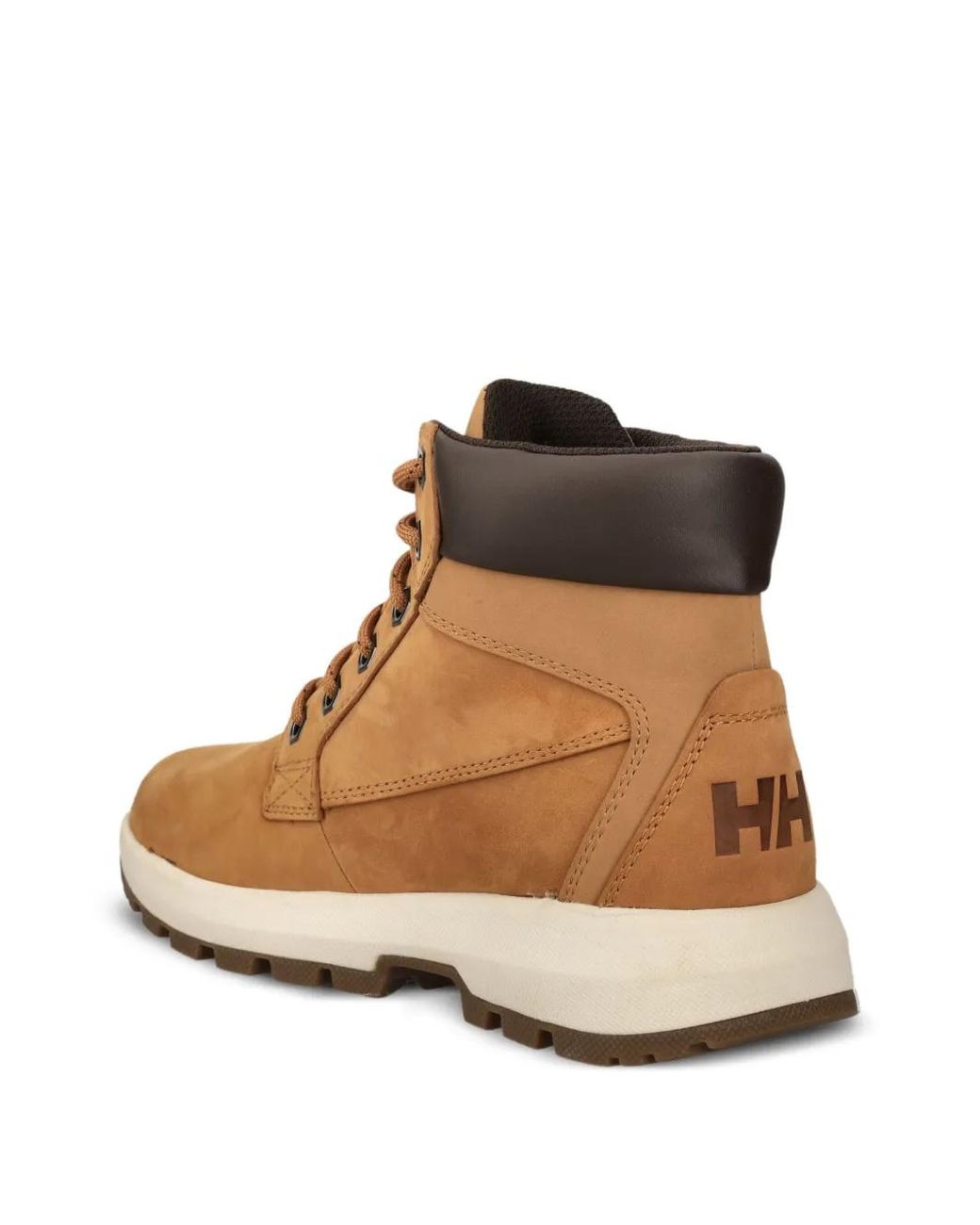 Helly Hansen Brown Bowstring Lace-Up Logo Hiking Boots