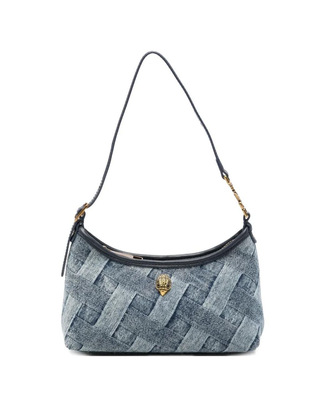 Kurt Geiger Blue Kurt Sling Denim Shoulder Bag