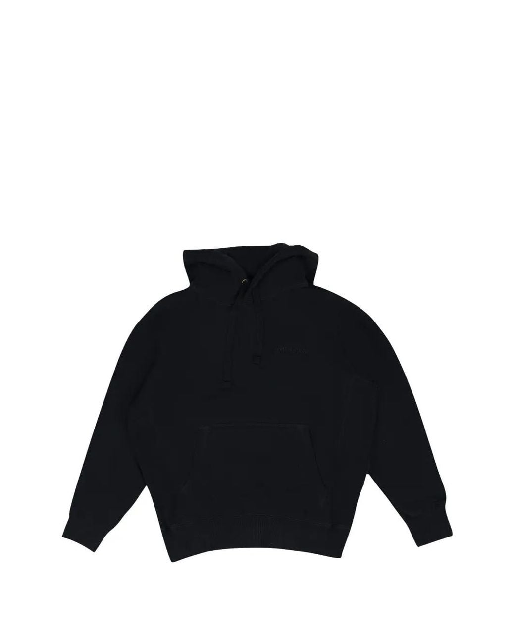 Aimé Leon Dore Black Logo-Embroidered Hoodie for men