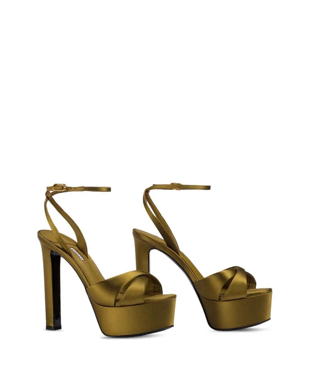Le Silla Metallic Odette Platform Sandals