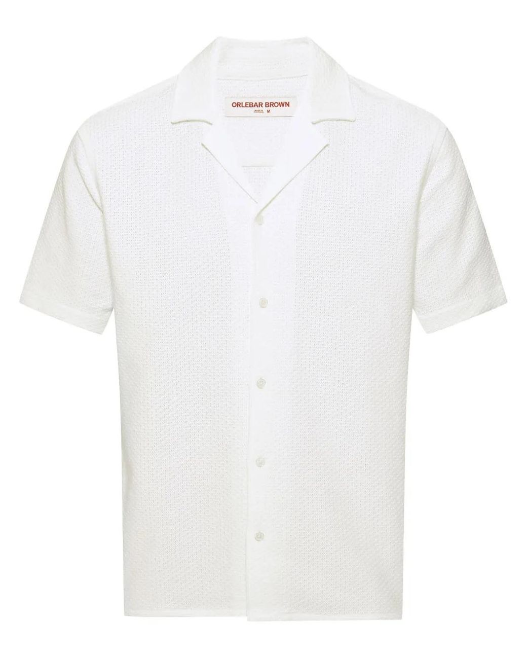 Orlebar Brown White Maitan Shirt for men