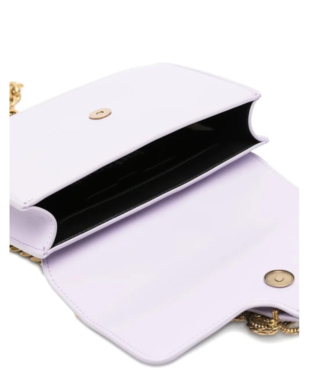 Just Cavalli White Snake-Detail Shoulder Bag