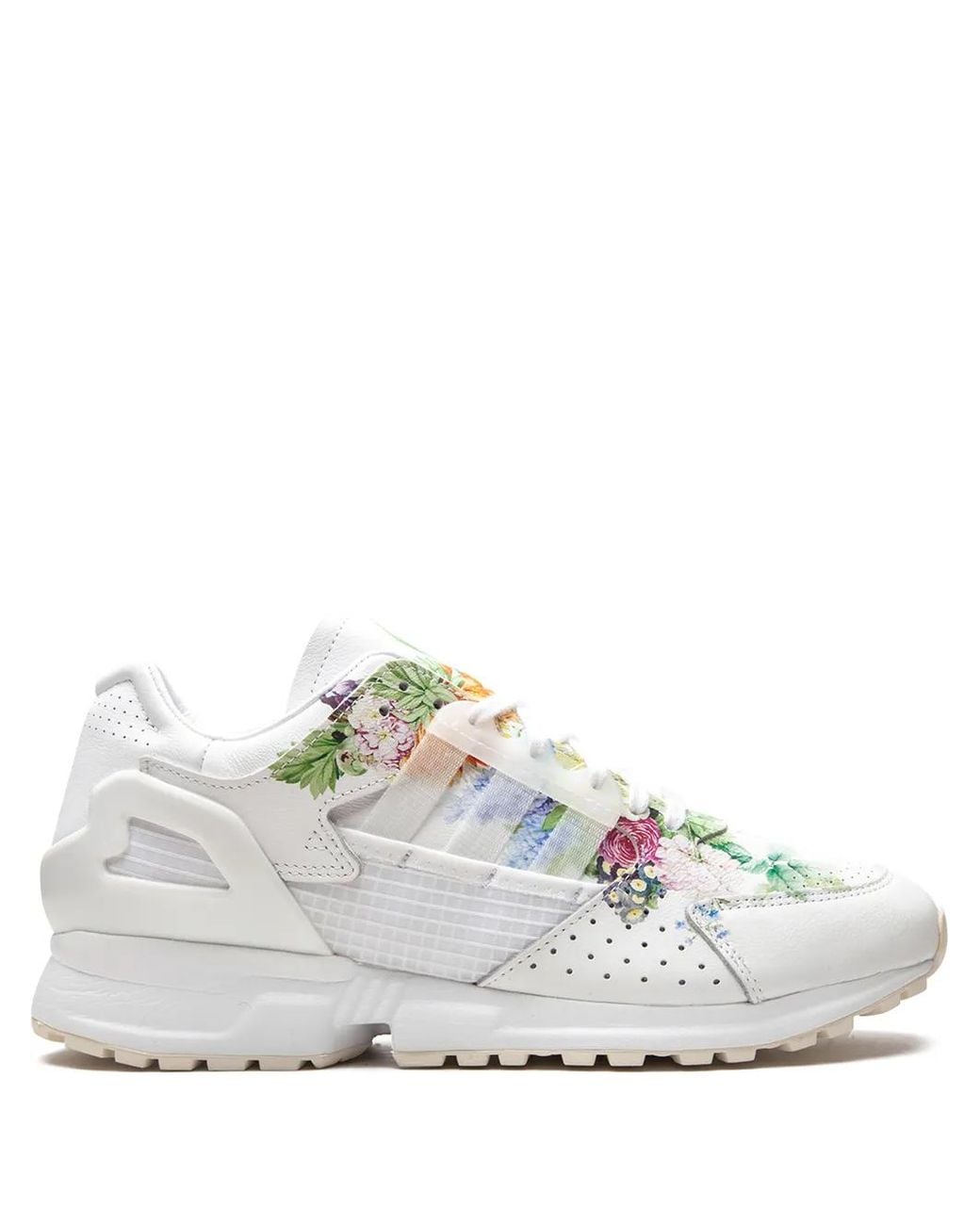 Adidas White X Meissen Zx 10000 C /Multi Retail" Sneakers