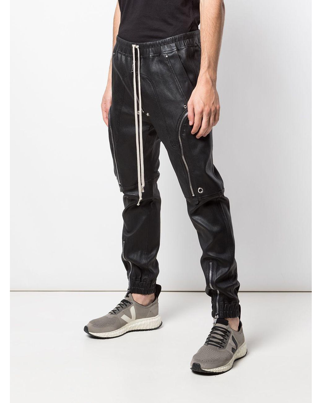 Mens Clothing Trousers Slacks and Chinos Casual trousers and trousers Rick Owens Cotton Bauhaus Cargo Pants in Black for Men 