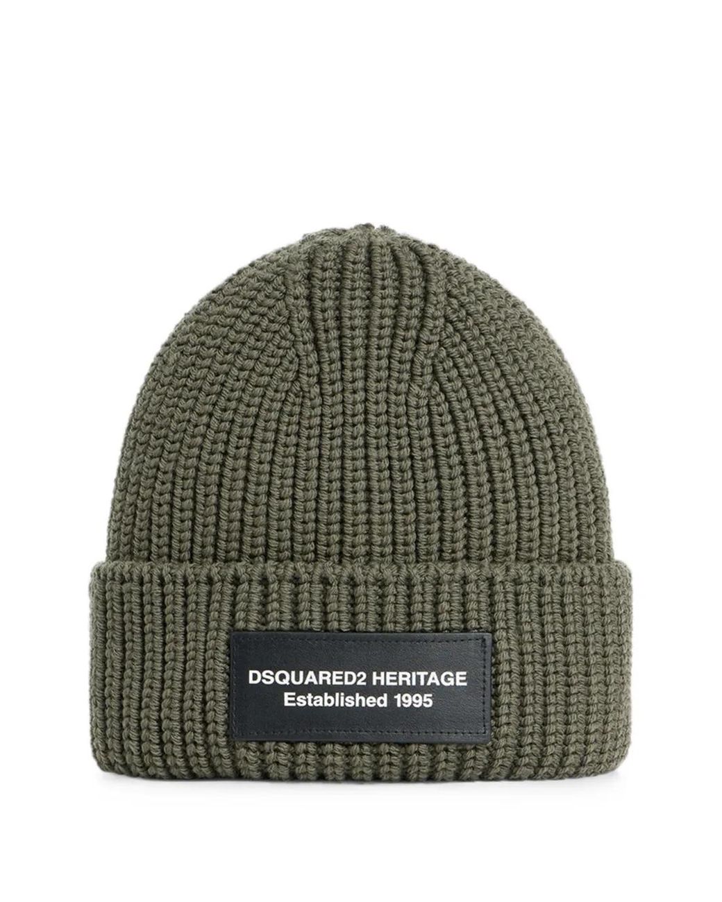 DSquared² Heritage Gebreide Muts in het Green voor heren