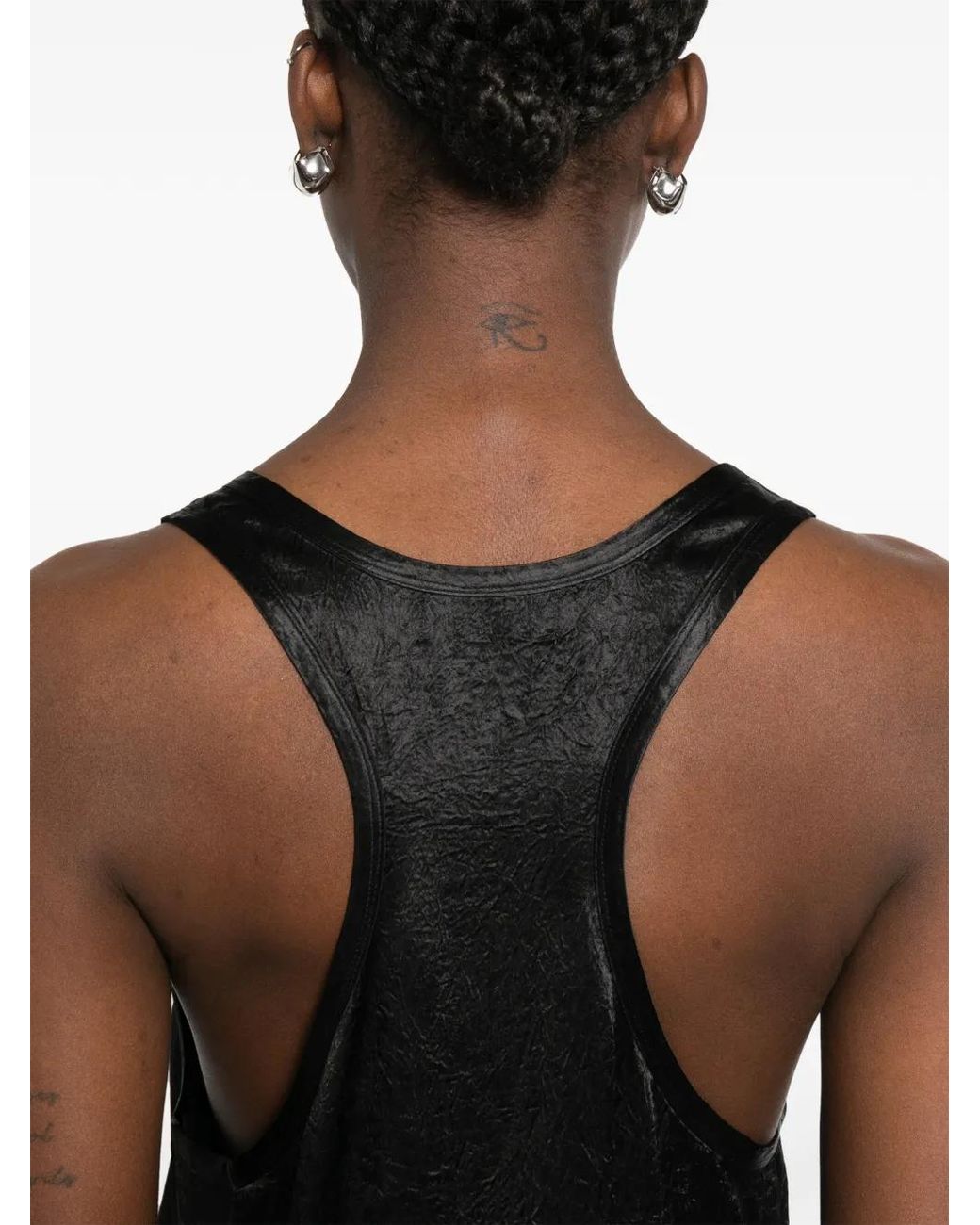 LA PISCINE Black Racerback Dress