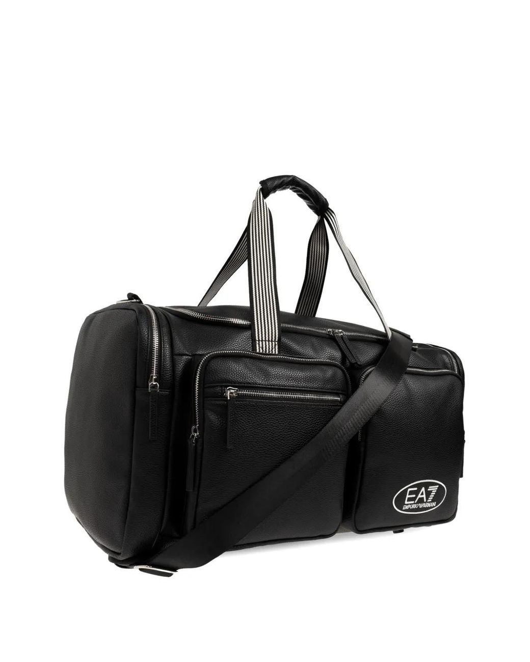 EA7 Black Sac Fourre-Tout À Texture Grainée