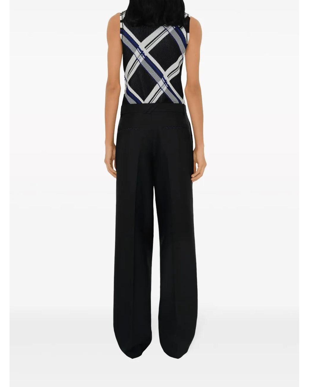 Burberry Black Silk Top