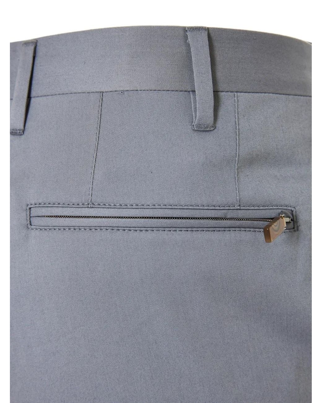 Corneliani Gray Regular-Fit Tailored Trousers for men